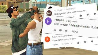 GTA San Andreas Fan Suggestions 5 - Dating with Ryder , Tommy Vercetti, Underwater, Epic Challenge