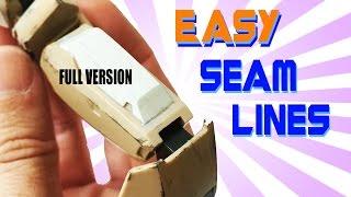 Gunpla Seam Line Removal Full Version! Paint on Plastic by Lincoln Wright
