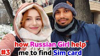 Beautiful Russian Girl with Indian | how cold is Almaty city | best Sim card in kazakhstan | Ep3