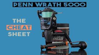 Penn Wrath 5000 - How to take apart, service and reassemble - Fishing Reel Repair