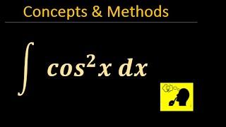 Integrate cos^2x dx || Integrate cos^2x dx