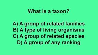 What is a taxon?