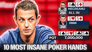 INSANE Poker Hands That You MUST See! Compilation