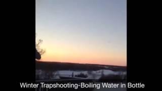 Winter trapshooting