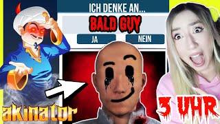 Kennt Akinator Bald Guy aus TikTok 3 Uhr nachts wirklich (Erkenne den Gruseligen hinter der MASKE)