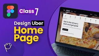 Uber home page design Concept | Figma tutorial in hindi #figma #uxdesign #figmatutorial