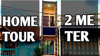 HOME TOUR RUMAH MINIMALIS LEBAR HANYA 2 METER BIAYA TOTAL 200 JUTA || RUMAH DAN TOKO