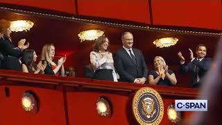 Kamala Harris, Doug Emhoff, Jill Biden, Joe Biden - Kennedy Center cheers standing ovation 12-8-2024