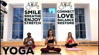 30MIN Gentle Mind Body Release YOGA FLOW with Janelle Issis | @JBELLYBURN