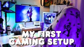 My First Gaming Setup- Game Room Tour 2024