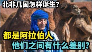 北非几国怎样诞生？都是阿拉伯人，他们之间有什么差别？