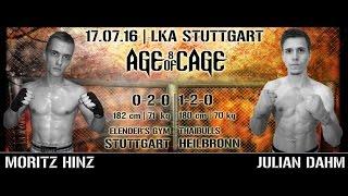 Moritz Hinz vs. Julian Dahm | AGE OF CAGE 8 | [MMA Event Stuttgart]