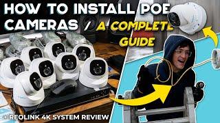 How To Setup a WIRED PoE Camera System From Start-to-Finish! || Reolink RLK16-800D8 4K System Review