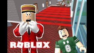 الهروب من الفندق و المدير المجنون فى لعبة roblox !!