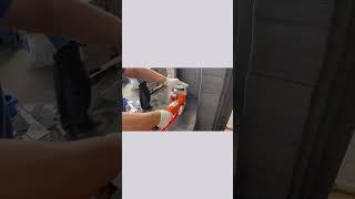 Manual pneumatic waste stripper working demo for stripping jobs! #diemakers #boxmaker #paperstripper