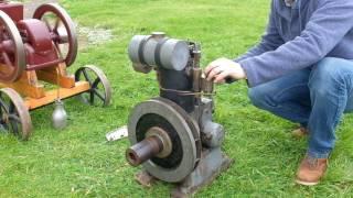 Stationary Engine Crank Up! Sattley Open Crank & 2 Stuart Turner.