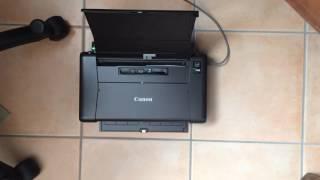 Best portable printer for photographers, Canon Pixma ip110 full quality photo print demo