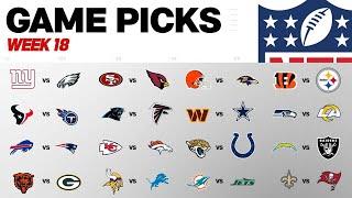 Week 18 Game Picks!