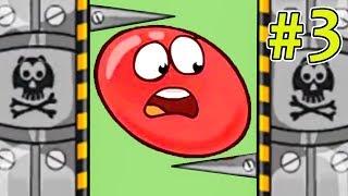 Несносный КРАСНЫЙ ШАР спасает любимую #3. Мультик ИГРА Red Ball 3 на Игрули TV