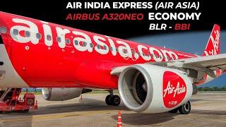 Air India Express (Air Asia) | Airbus A320 Economy Class & Bangalore Airport Terminal 2 Review