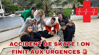 GROSSE CHUTE DE SKATE ! LÉNI FINIT AUX URGENCES !!