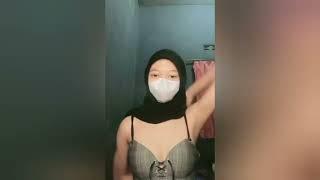 New asia beatiful hijab live style /04/ periscope no bra #live #hijabstyle #girls