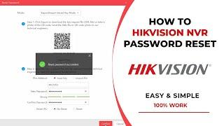 Hikvision NVR Password Reset