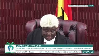 Breaking: Supreme Court QUASHES re-collation results for Okaikwei Central,Tema Central, 2 others!