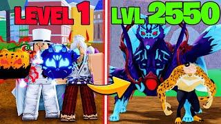 Noob To MAX LEVEL As Rob Lucci & Yamato in Blox Fruits [FULL MOVIE]