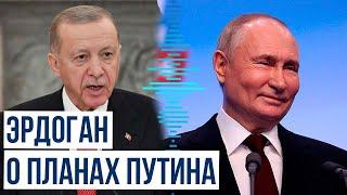 Президент Турции рассказал о планах президента России по переговорами между Анкарой и Дамаском