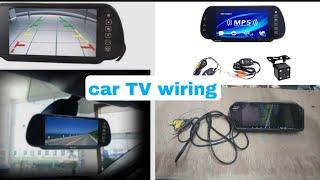 car tv 7 inch screen wiring