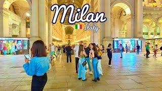 Milan, Italy  - May 2024 - Night Walking Tour 4K-HDR 60fps