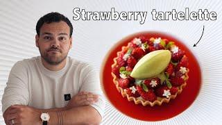 The Perfect Strawberry & Elderflower Dessert! Fine Dining Pastry Recipes & Michelin Techniques