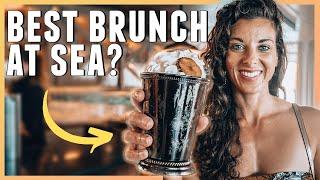 The Mason Jar! My Sea Day Brunch at Royal's NEWEST Restaurant  - Wonder of the Seas Day 2