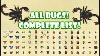 ALL Bugs In Animal Crossing New Horizons Complete List | Northern Hemisphere