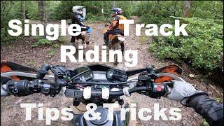 KLX 300 and KTM 350 limited edition on single track | Also tips & tricks!