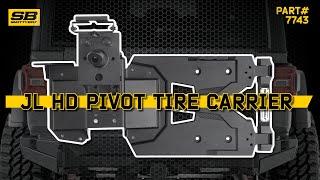 Smittybilt | HD Pivot Tire Carrier for Jeep JL