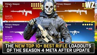 WARZONE: The NEW TOP 10+ BEST ASSAULT RIFLE LOADOUTS After Update (Warzone Season 4 Best Setups)