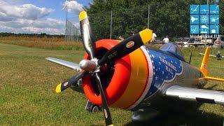 P-47 THUNDERBOLT STAUFENBIEL RC POWER MODEL VIDEO TESTREPORT "FLUGBERICHT" TESTBERICHT TEST