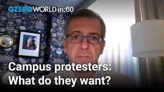 Columbia & Yale protests: What campus protesters want | Ian Bremmer | World In :60