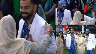 Virat Kohli touches Mohammad Shami's mother's feet after Won Final Champions Trophy 2025