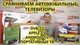 Автомобильные телевизоры с DVB T2 и Smart TV. Обзор и варианты создания телевизора в автомобиле