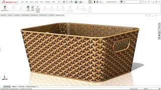 Master SOLIDWORKS 2024 | Create Stunning 'Taper Basket Design' | Pro Tips & Boost Your Skills