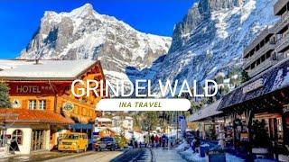 GRINDELWALD Switzerland Most Amazing Swiss Village In Winter️Swiss Valley