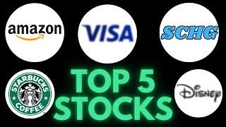 My Top 5 Stocks in My Dividend Growth Portfolio 2024