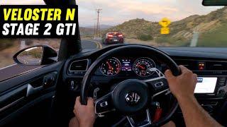 POV Chasing a Veloster N! (GTI Unitronic Stage 2)