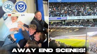 AWAY END MAYHEM as PORTSMOUTH EARN THEIR FIRST WIN! | QPR Vs Portsmouth *VLOG*