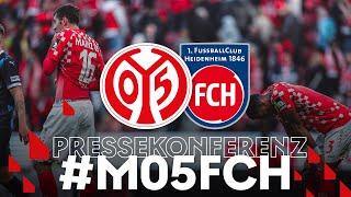 Die PK nach dem Spiel gegen Heidenheim | #M05FCH | #05ertv | Saison 2024/25