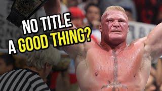 WWE Title Off TV A Good Thing?