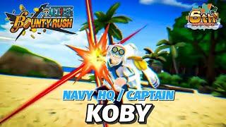 NEW Honesty Impact Koby(Deadly Sniper!) Gameplay 《One Piece Bounty Rush》